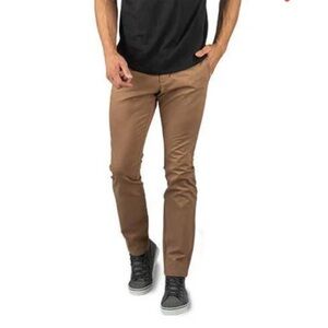 Perk Slim fit +stretch Men's Tan Pants